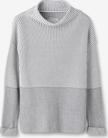 eve in paradise Sweater 'Alisa' in Grey: front