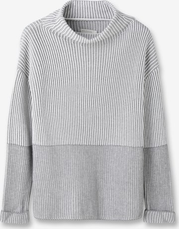 eve in paradise Sweater 'Alisa' in Grey: front