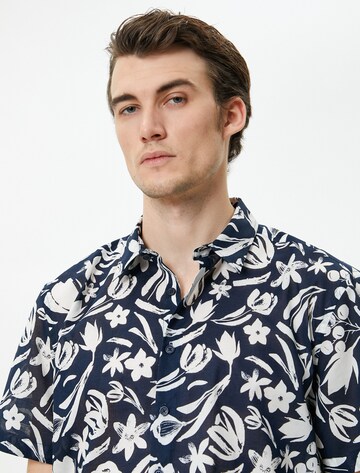 Koton Regular fit Button Up Shirt in Blue