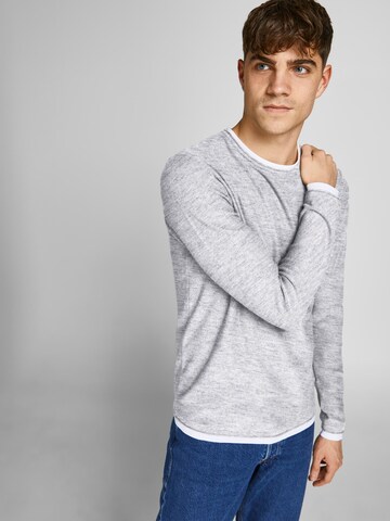 JACK & JONES Pullover 'WINN' in Grau