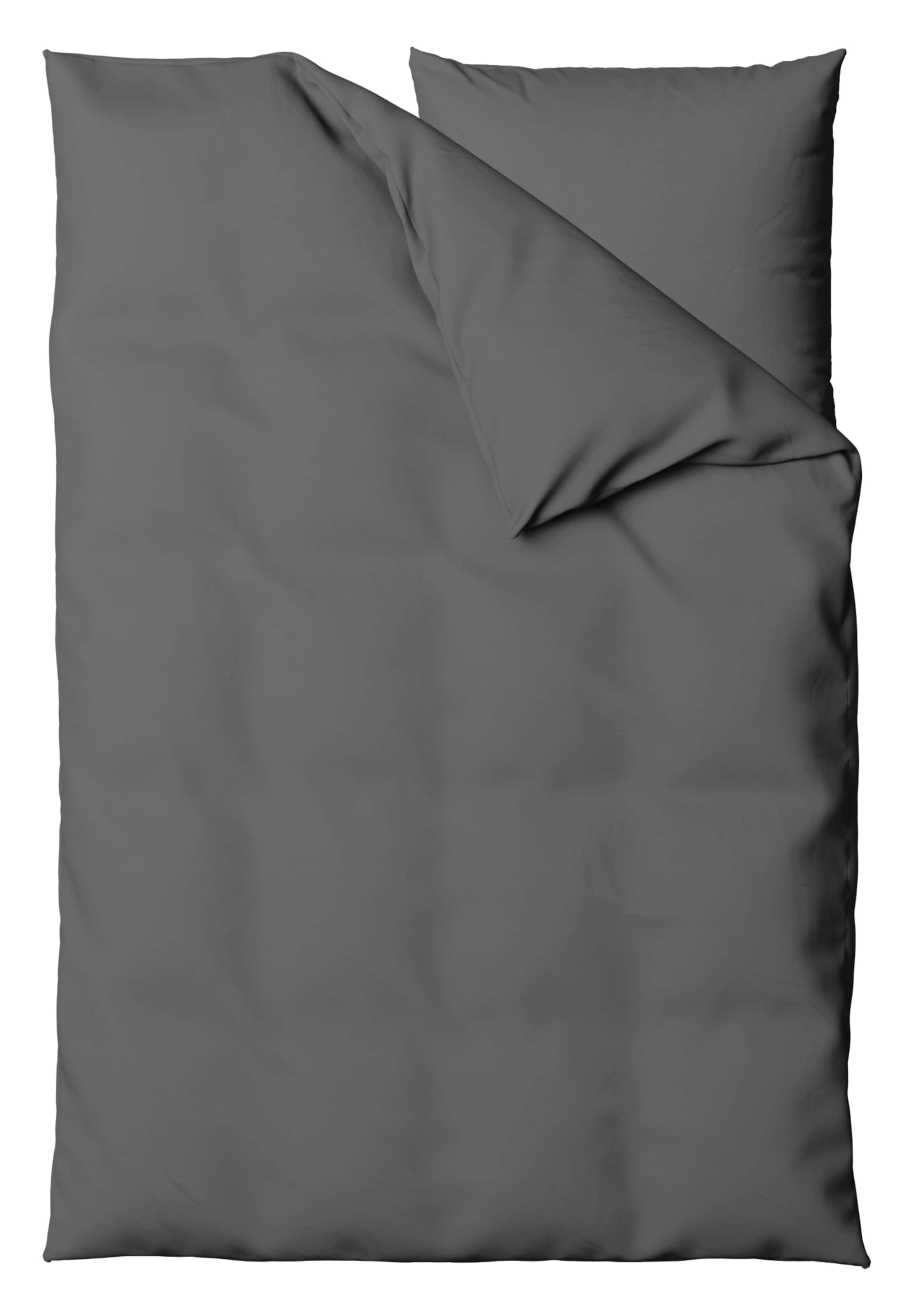 uncover by SCHIESSER Dekbedovertrek 'Soho' in Grijs