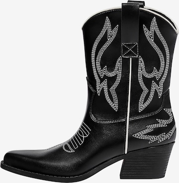 Pull&Bear Cowboystøvler i svart