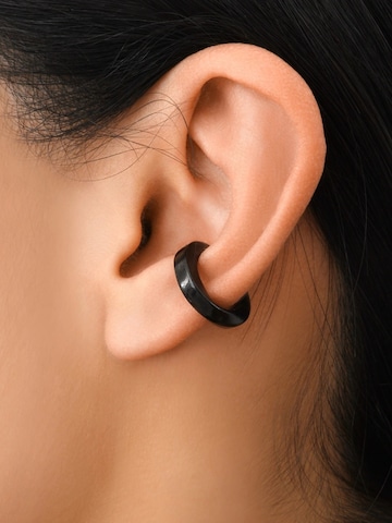 YParis - Pendientes 'Ear cuff Honor S BL' en negro