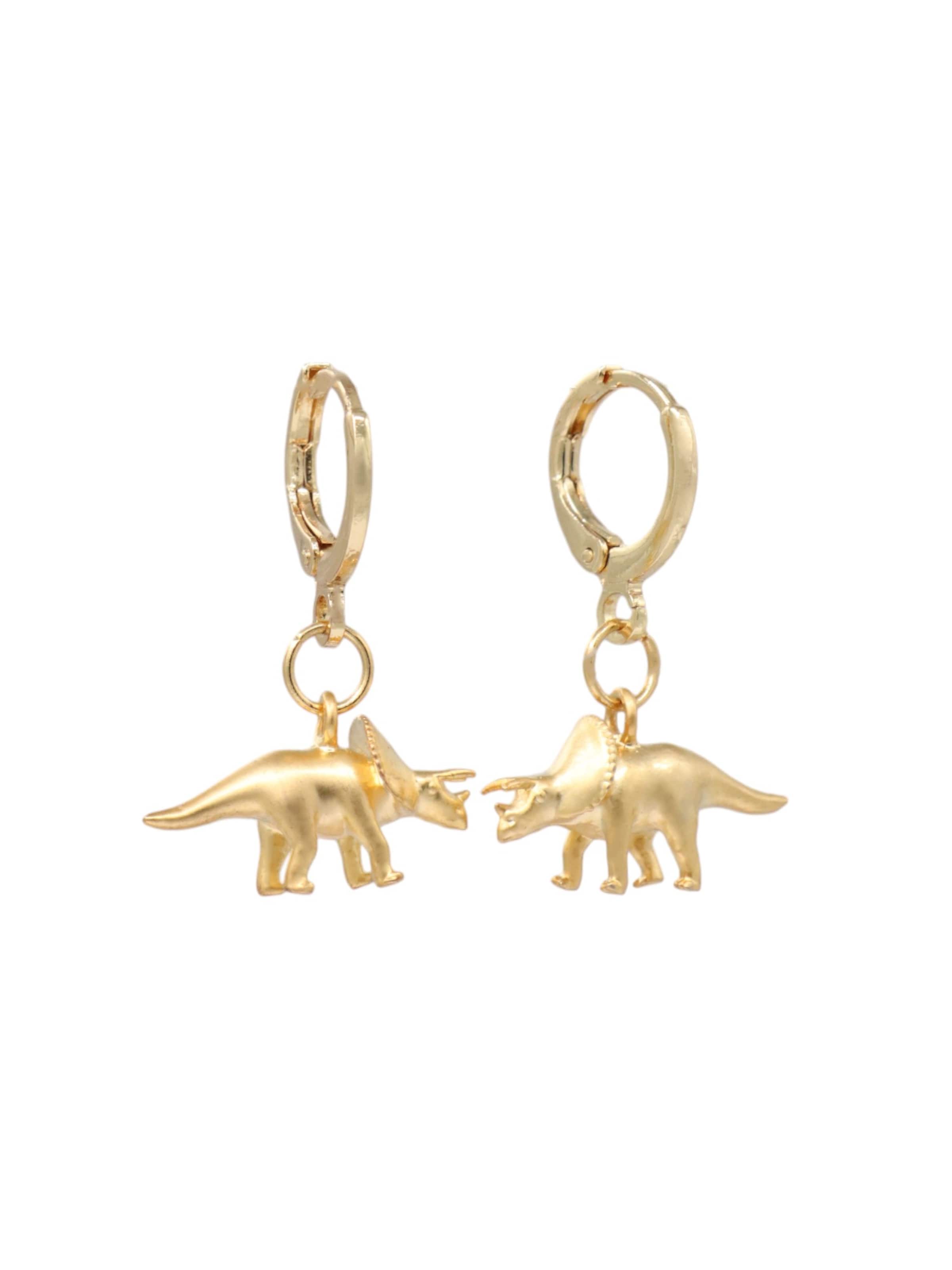 Fräulein Wunder Kõrvarõngas 'Triceratops', värv Kuld: eest vaates