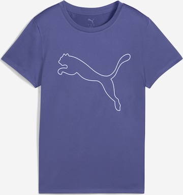 T-shirt fonctionnel 'TAD ESSENTIAL' PUMA en bleu : devant