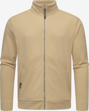 Ragwear Sweatjacke 'Carlow' in Beige: predná strana