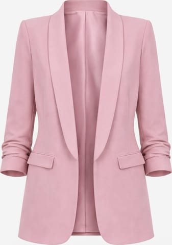 Worldclassca Blazer 'Damen Blazer 3/4 Arm mit Raffung' in Pink: Vorderseite