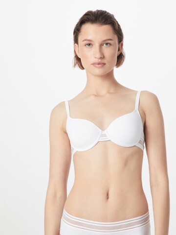 PASSIONATA T-shirt Bra in White: front