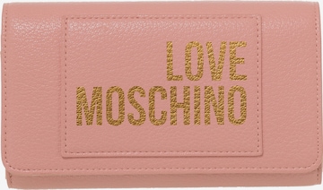 Love Moschino Wallet ' Sporty Love Slg' in Pink: front