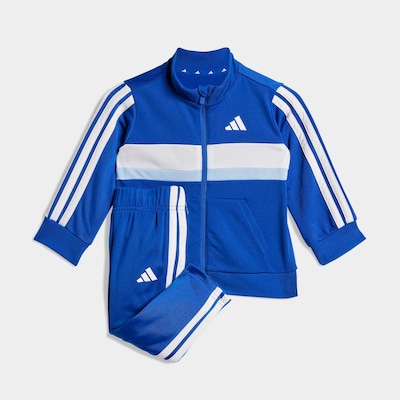 ADIDAS SPORTSWEAR Trainingsanzug 'SEASONAL ESSENTIALS TIBERIO 3 STRIPES TRICOT' in 68 in blau / cyanblau / weiß, Produktansicht