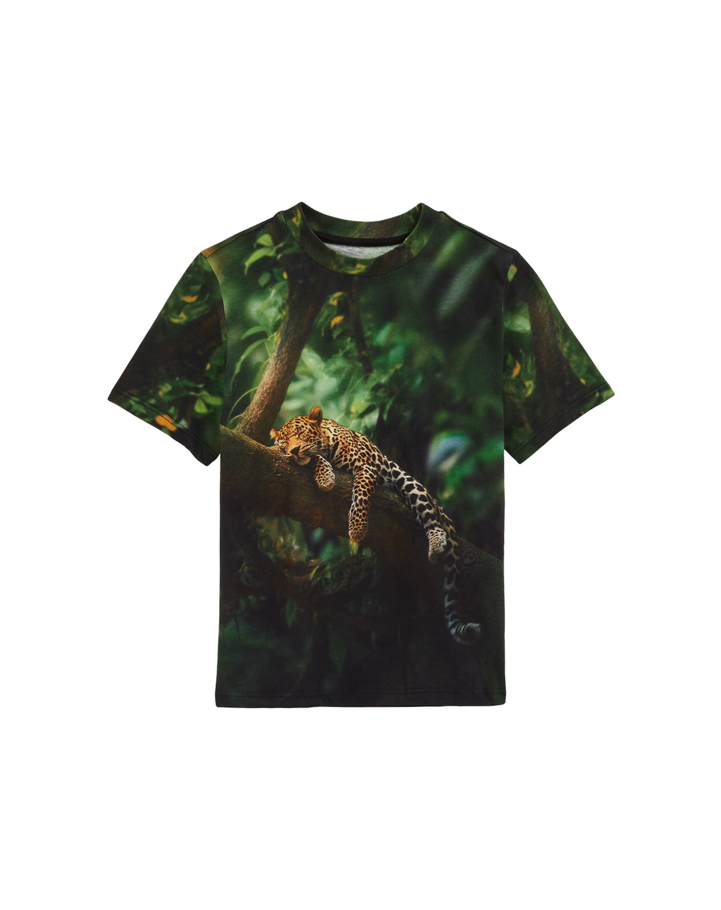 WE Fashion Тениска в зелено: отпред