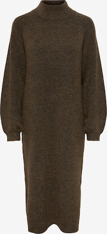Y.A.S Knitted dress 'Balis ' in Brown: front
