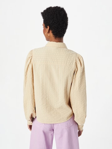 Monki Blus i beige