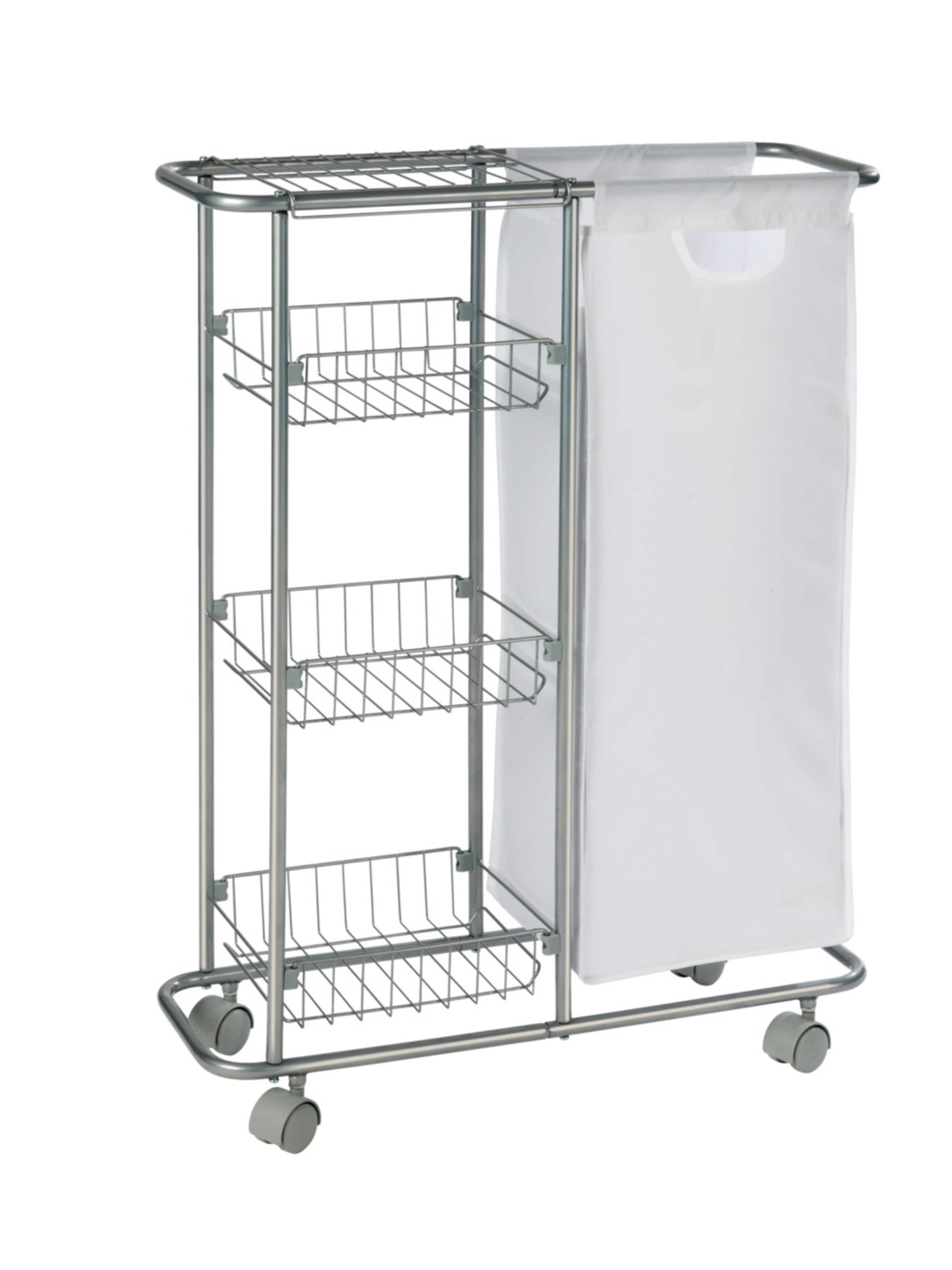 Wenko Rollwagen in Silber: Vorderseite