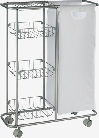 Wenko Shelf in Silver: front