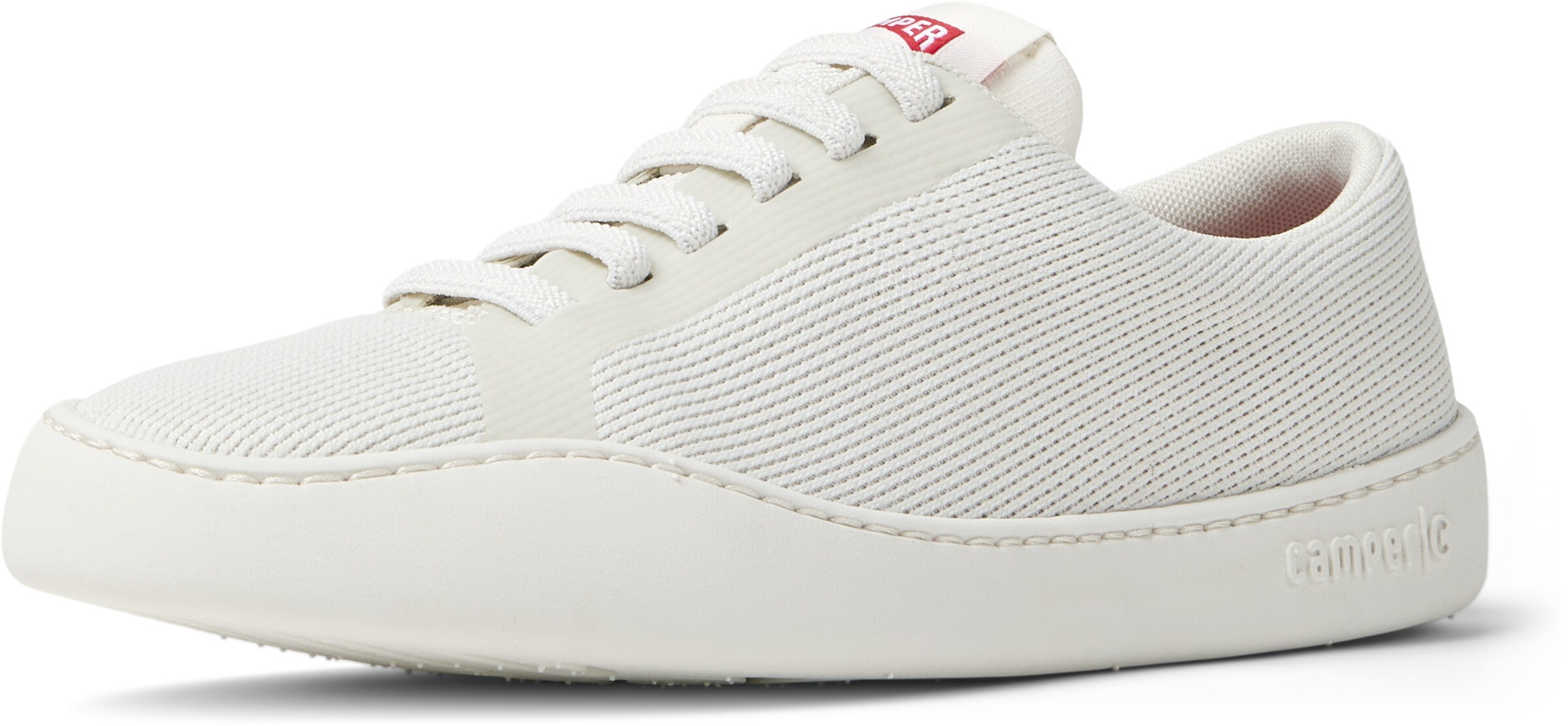 CAMPER Platform trainers 'Peu Touring' in White: front