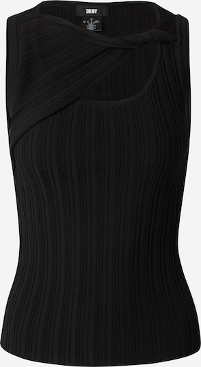 DKNY Top z dzianiny w kolorze czarnym, Podgląd produktu