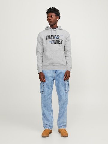 JACK & JONES Суичър 'Black' в сиво