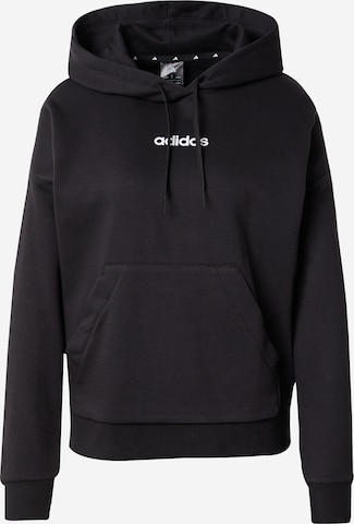 ADIDAS SPORTSWEARSportska sweater majica - crna boja: prednji dio