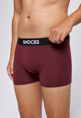 SNOCKS Boxer shorts in Red