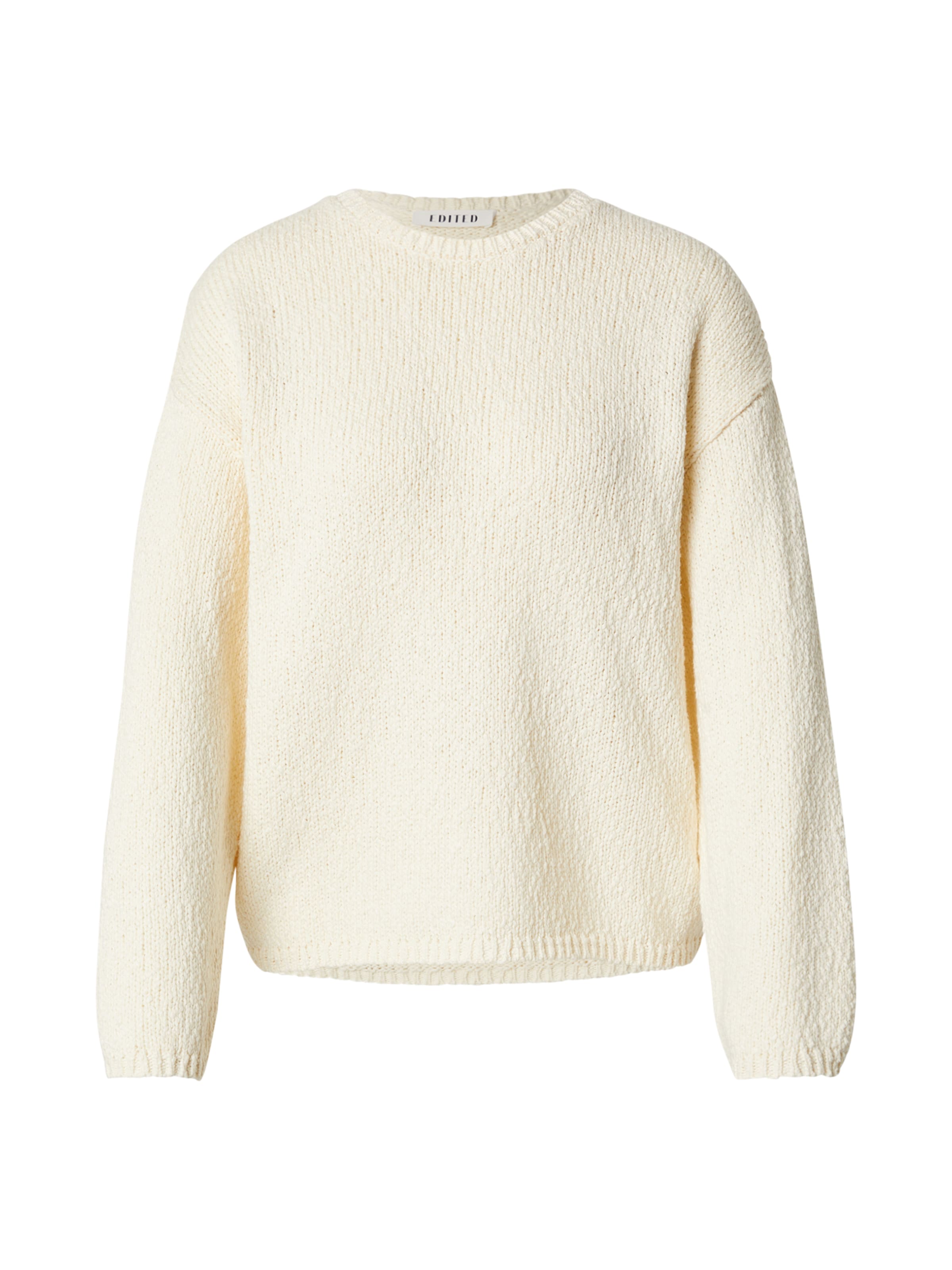 EDITED Pullover 'Berit' in Beige: Vorderseite