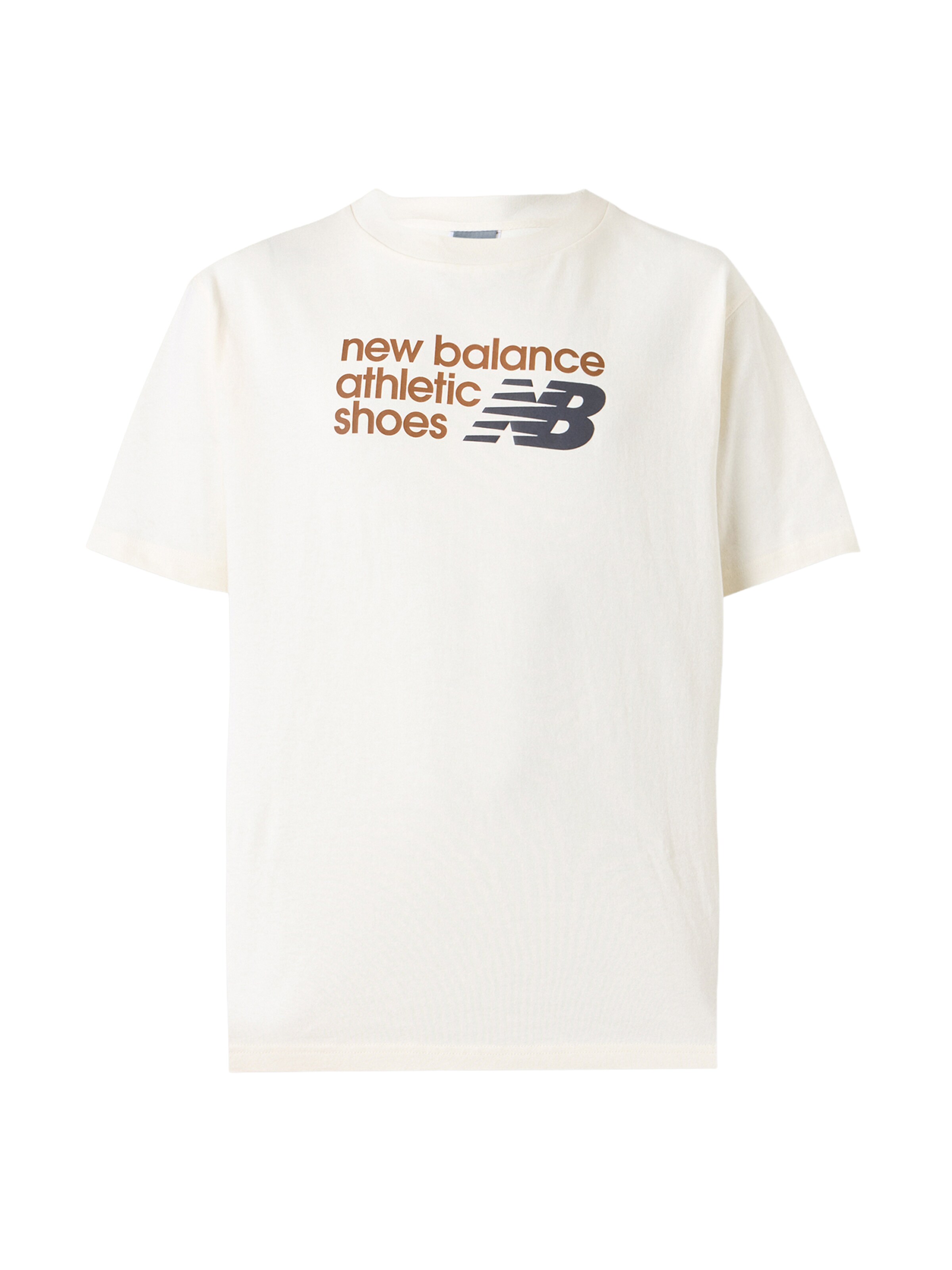 T-Shirt new balance en blanc : devant