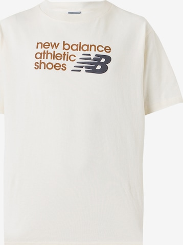 T-Shirt new balance en blanc : devant