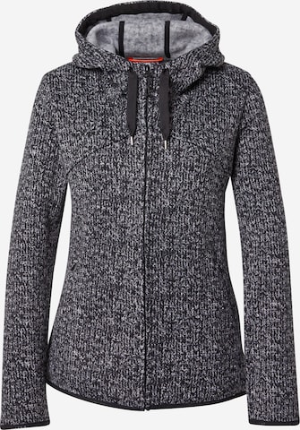 MAMMUT Athletic Cardigan 'Chamuera' in Black: front