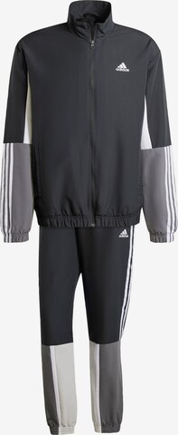 ADIDAS SPORTSWEAR Tracksuit in Black: front