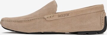 Kazar Mocassins in Beige: voorkant