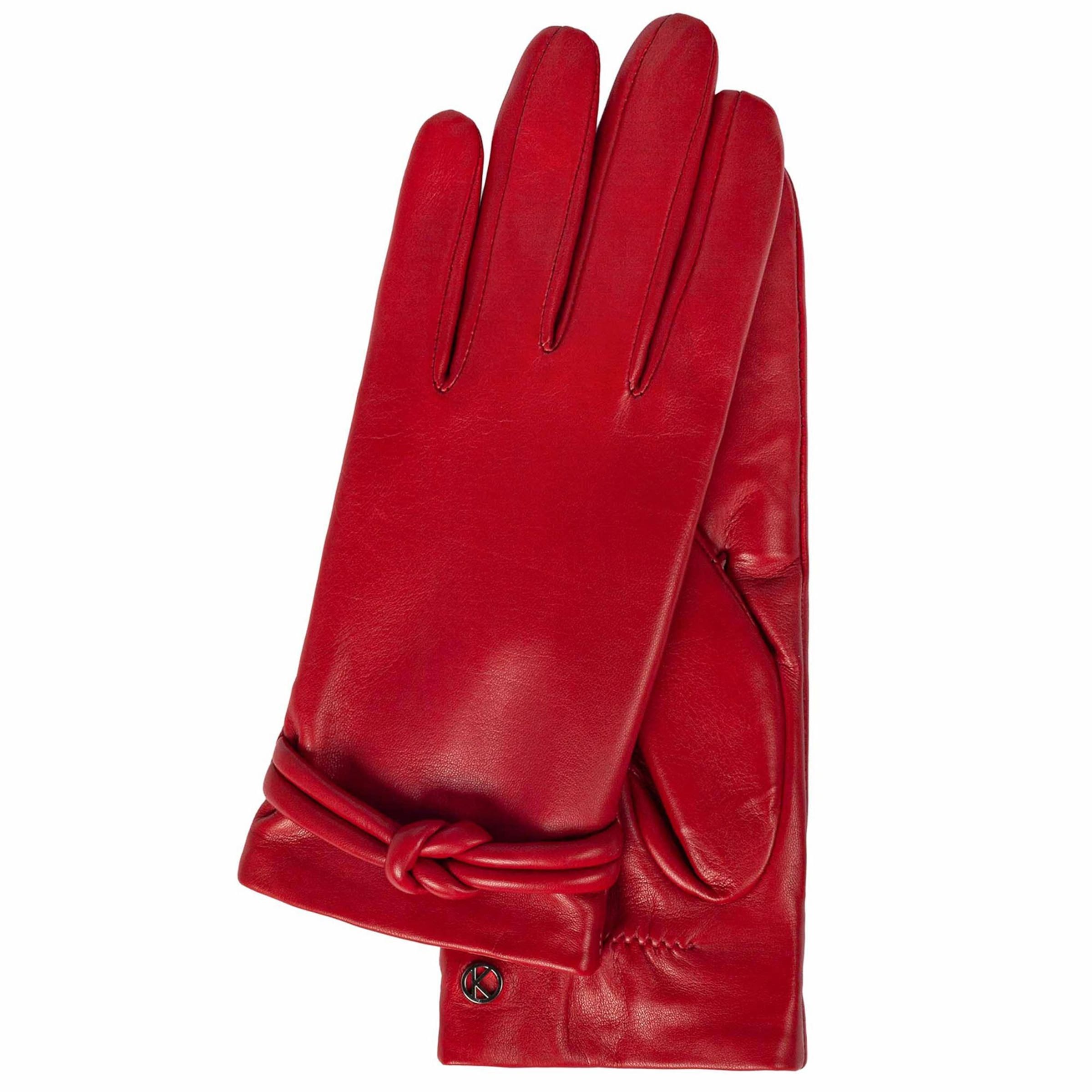 KESSLER Full finger gloves 'Olivia' in Red: front