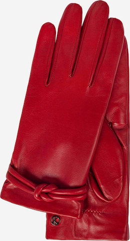 KESSLER Full Finger Gloves 'Olivia' in Red: front