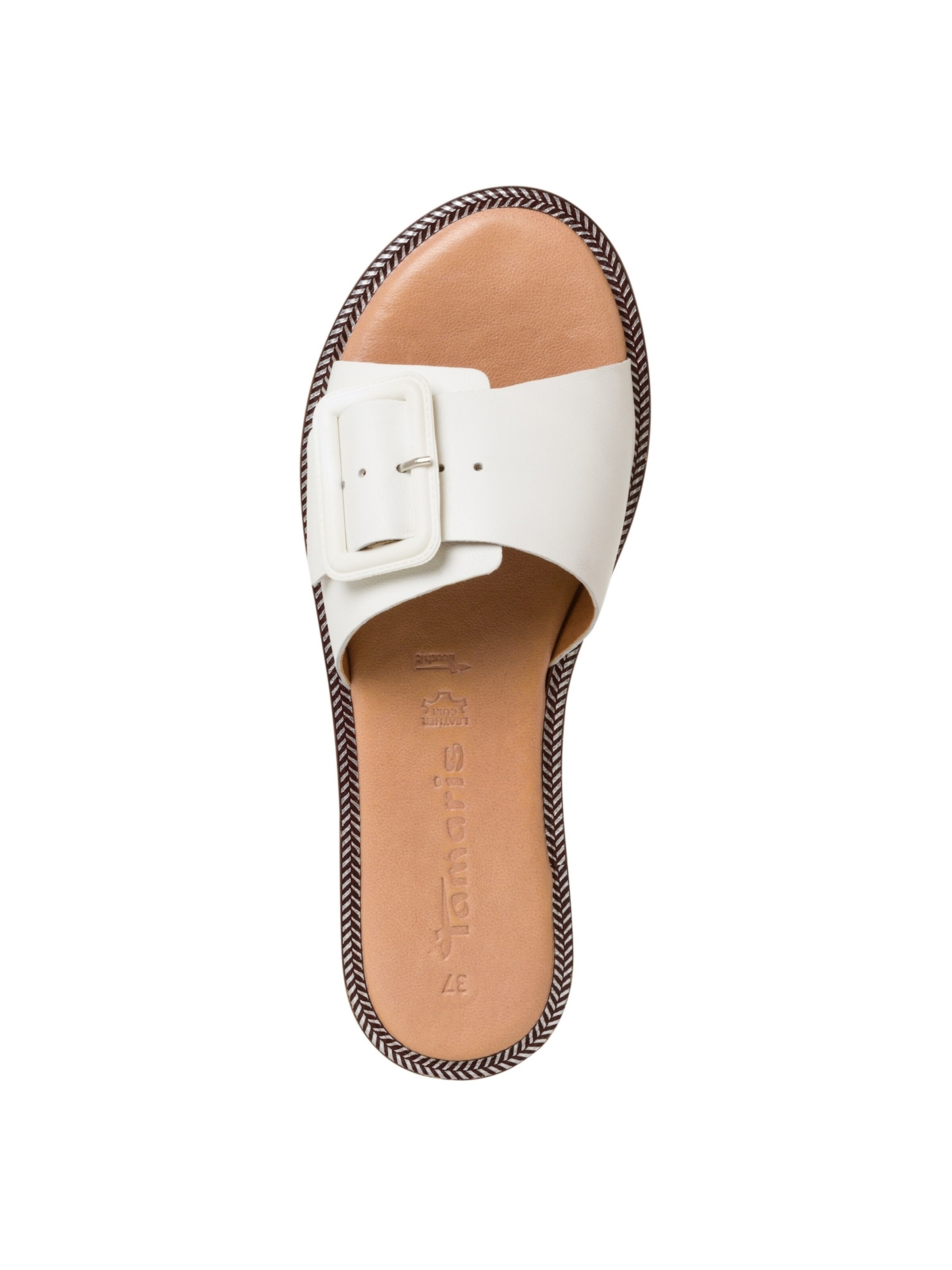 Mule Tamaris en blanc