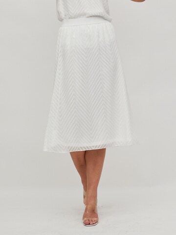 VILA Skirt 'Michelle' in White: front