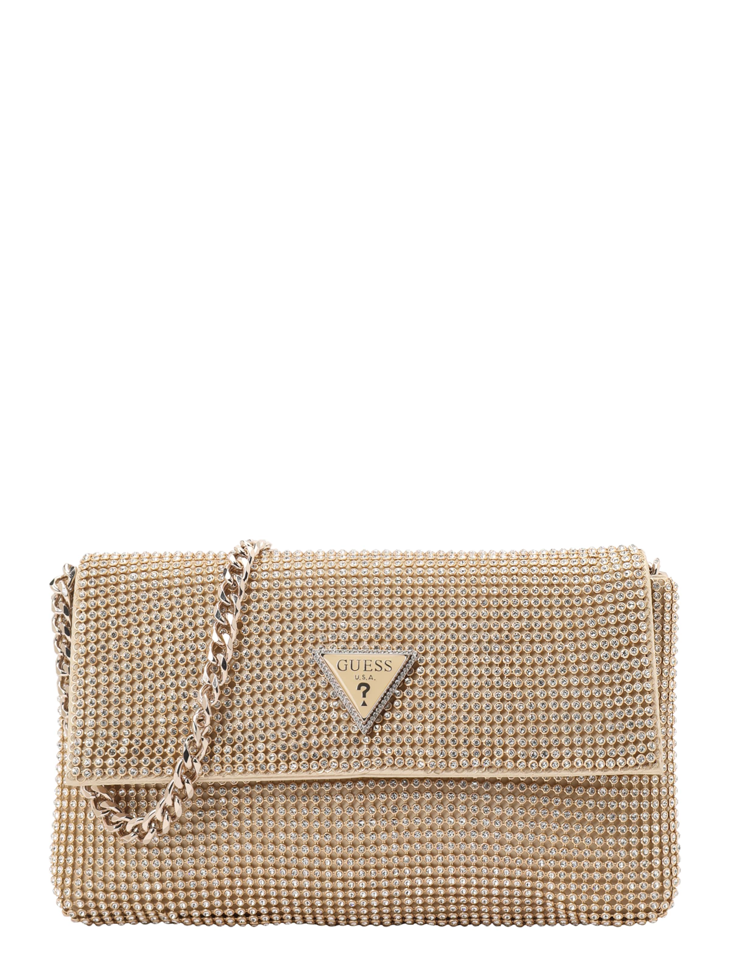 GUESS Clutch 'Zalina' in Goud: voorkant