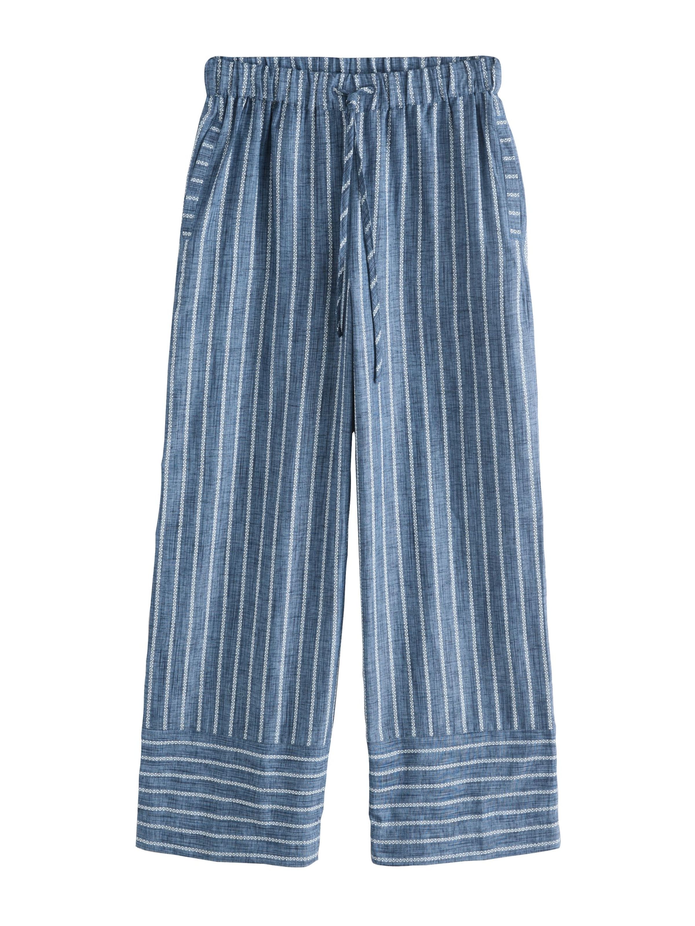 Next Housut värissä sininen denim / valkoinen, Tuotenäkymä