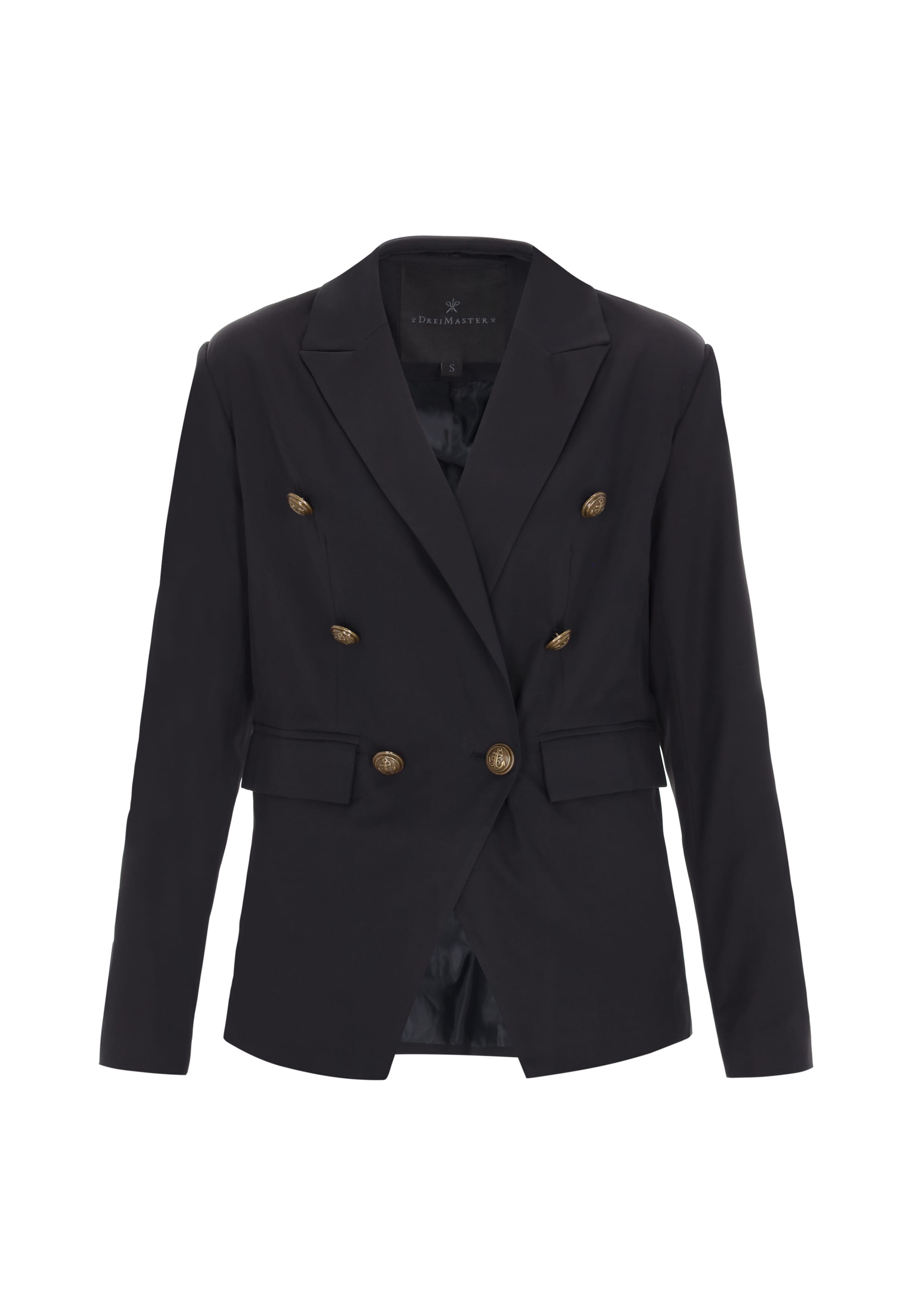 DreiMaster Klassik - Blazer 'Classic' em preto: frente