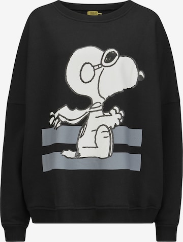CODELLO Sweatshirt 'Peanuts™' in Black: front