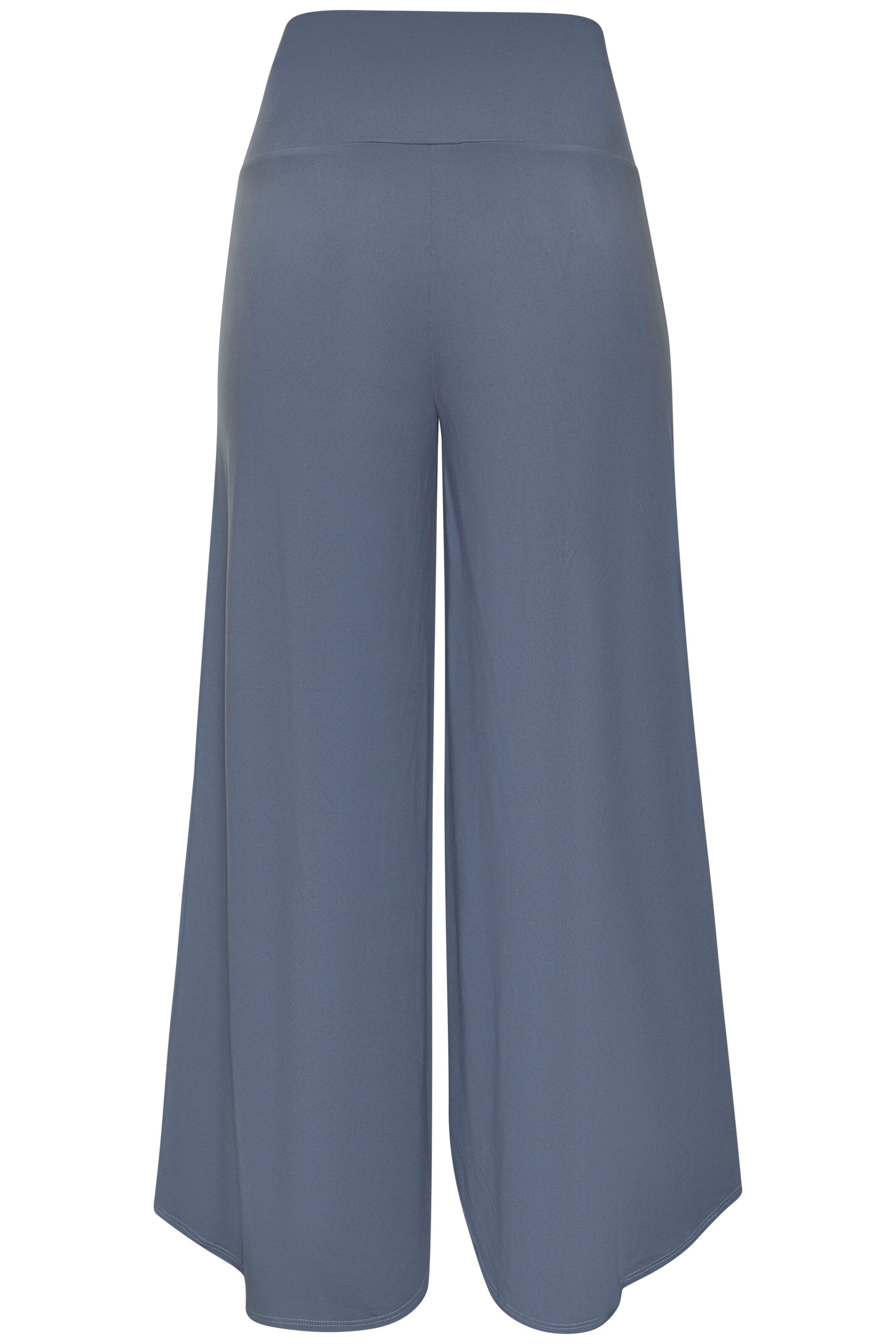 LASCANA Wide Leg Pyjamahose in Blau