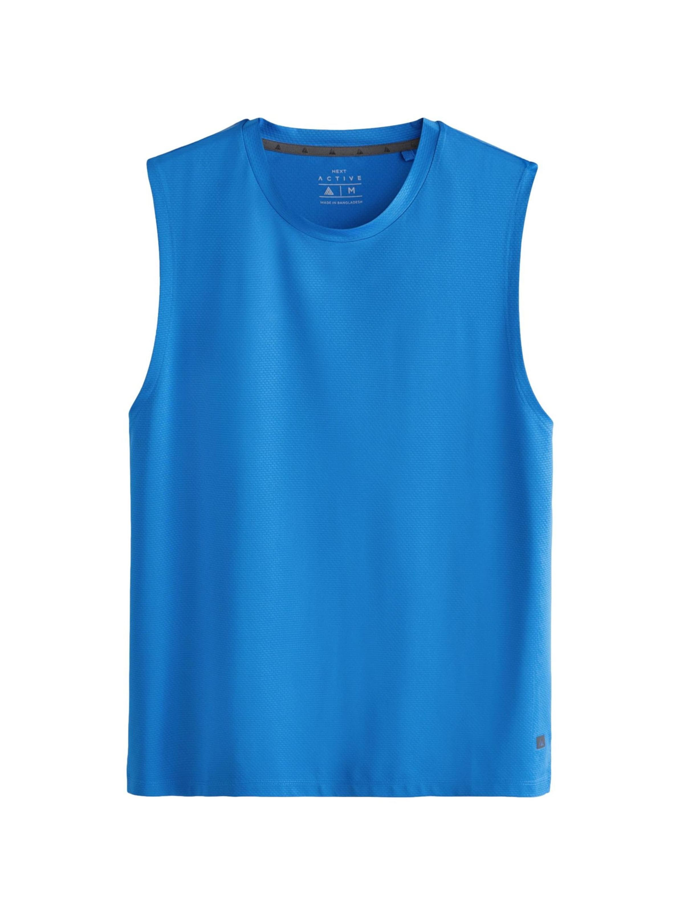 T-Shirt fonctionnel Next en bleu : devant