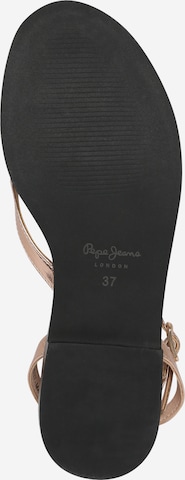 Pepe Jeans Zehentrenner 'HAYES' in Gold