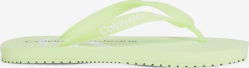 Tongs Calvin Klein Jeans en vert