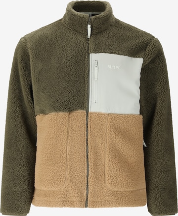 SLOPE Fleece jacket 'Katau' in Green: front