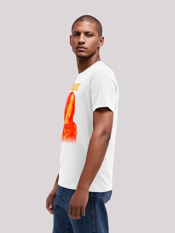 T-Shirt 'Billie Eilish Portrait' F4NT4STIC en blanc