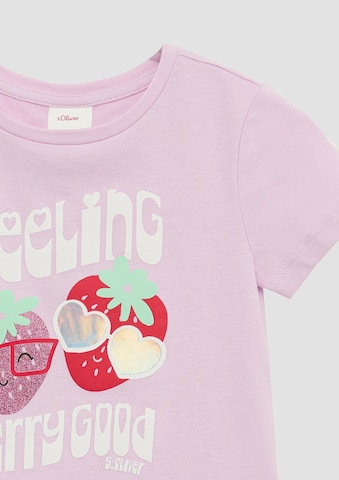 T-Shirt s.Oliver en violet