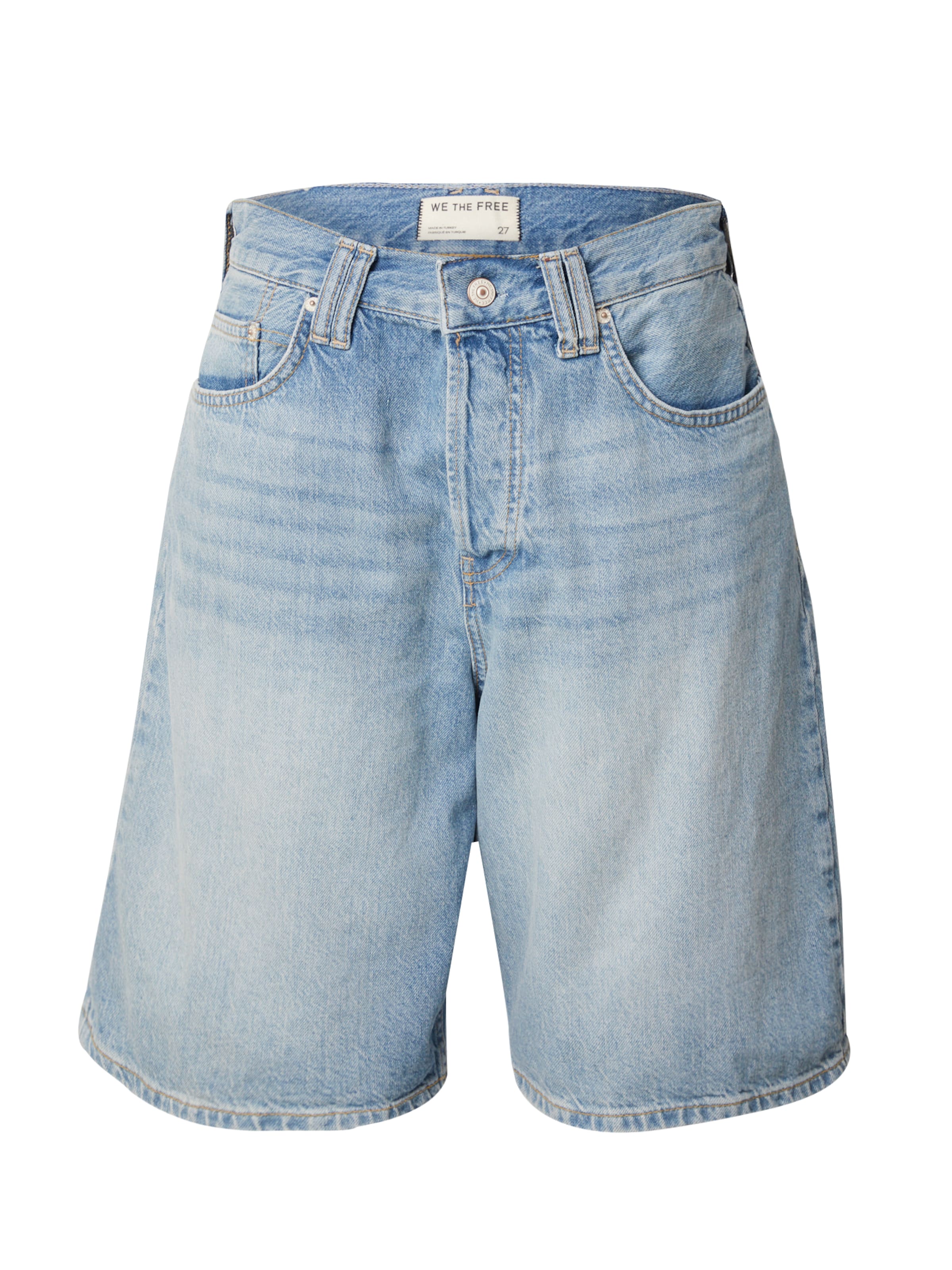 Free People Широка кройка Дънки 'MONTANA' в синьо: отпред