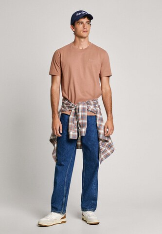 T-Shirt 'Connor' Pepe Jeans en marron