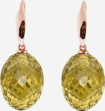 Gemshine Earrings in Gold: front