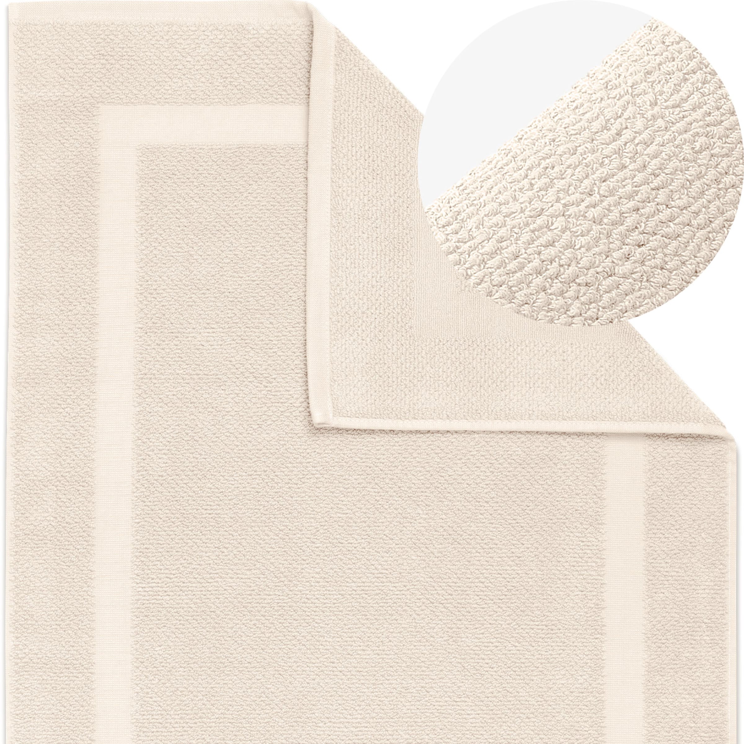 Tapis de bain 'Spa' Herzbach home en beige