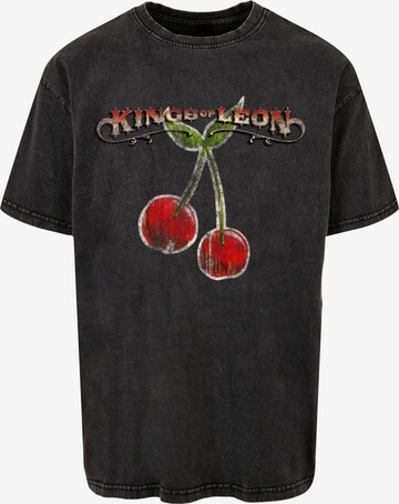 Merchcode Shirt ' Kings Of Leon - Cherries' in Black: front